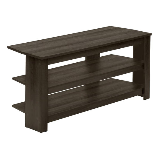 TV STAND - 42"L / BROWN OAK CORNER