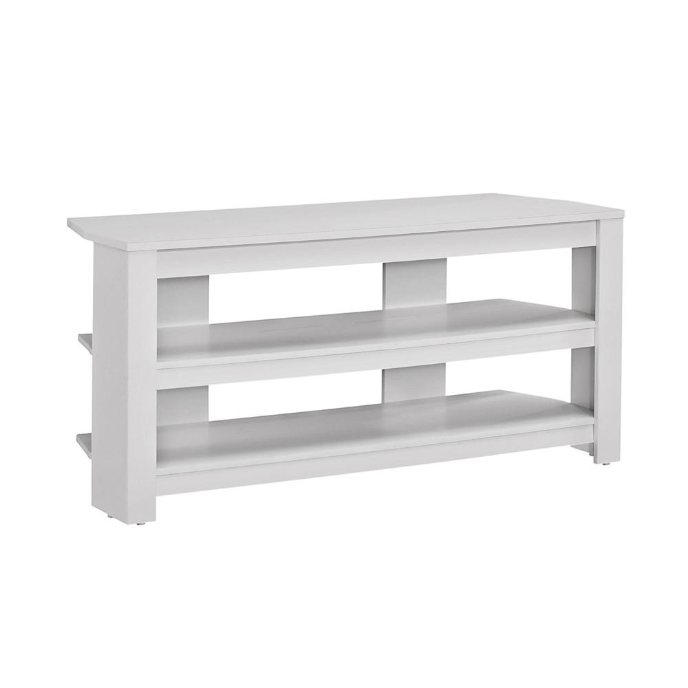 TV STAND - 42"L / WHITE CORNER