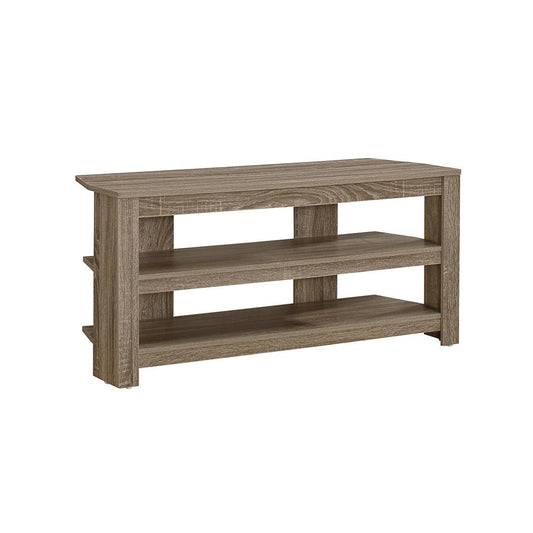 TV STAND - 42"L / DARK TAUPE CORNER