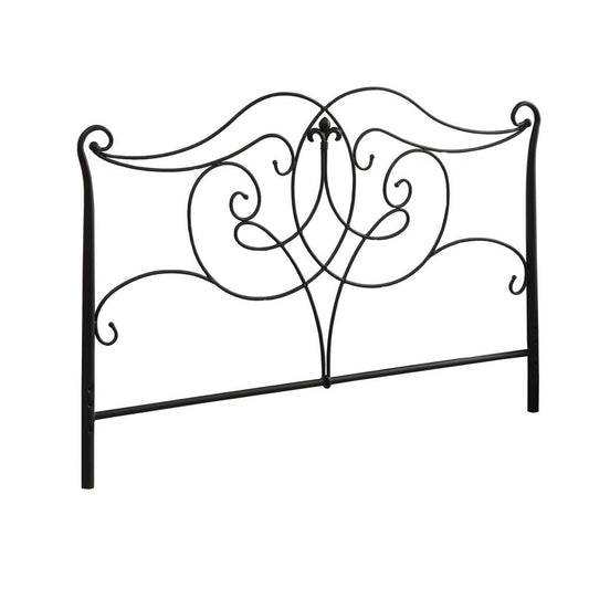 BED - QUEEN OR FULL SIZE / SATIN BLACK HEAD OR FOOTBOARD