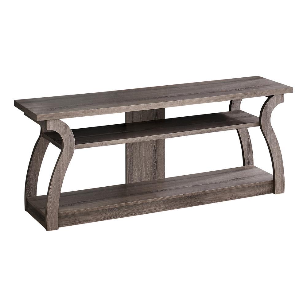 TV STAND - 60"L / DARK TAUPE