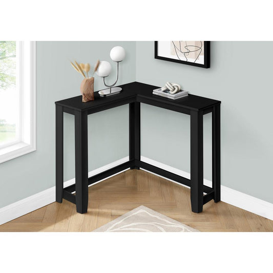 ACCENT TABLE - 36" / BLACK CORNER CONSOLE