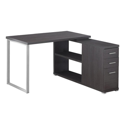 COMPUTER DESK - GREY LEFT OR RIGHT FACING CORNER