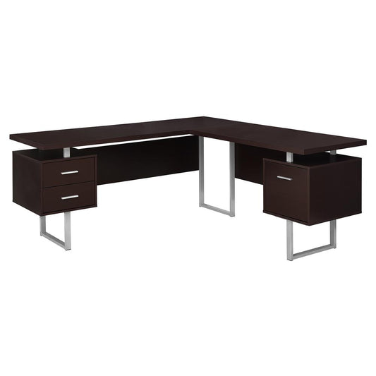 COMPUTER DESK - 70"L / CAPPUCCINO LEFT OR RIGHT FACING