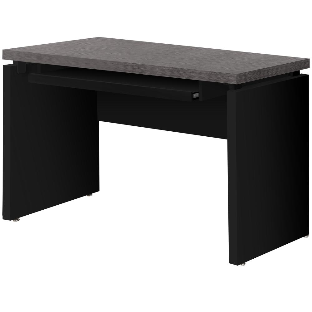 COMPUTER DESK - 48"L / BLACK / GREY TOP