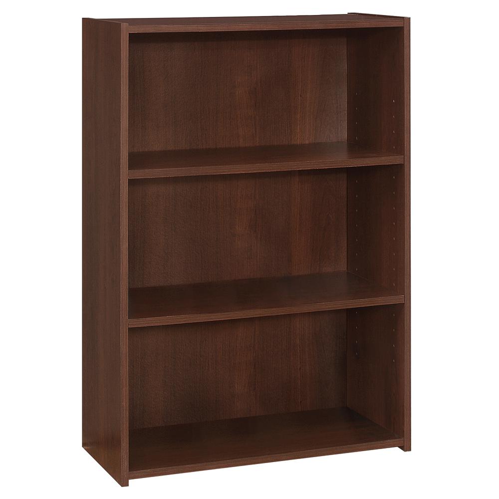 BOOKCASE - 36"H / CHERRY WITH 3 SHELVES