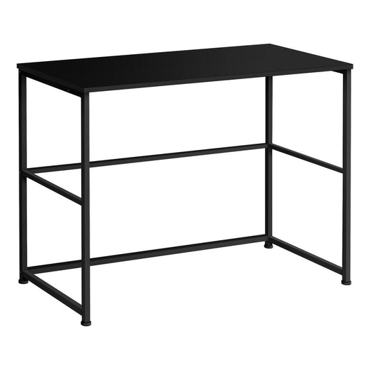 COMPUTER DESK - 40"L / BLACK / BLACK METAL