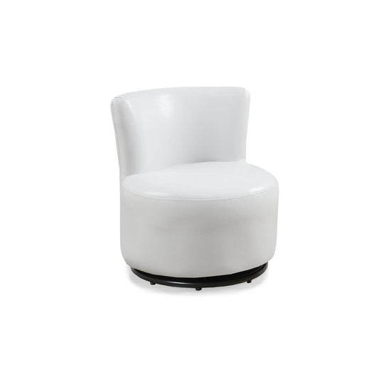 Juvenile Chair - Swivel / White Leather-Look