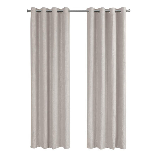 CURTAIN PANEL - 2PCS / 52"W X 84"H IVORY ROOM DARKENING