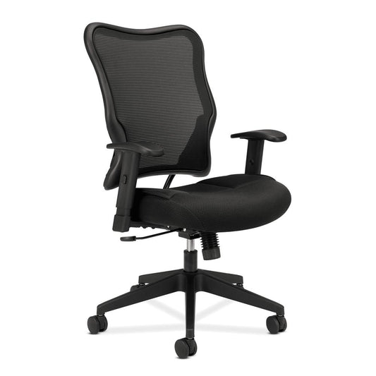 HON Wave Mesh High-Back Task Chair, Black (HVL702)