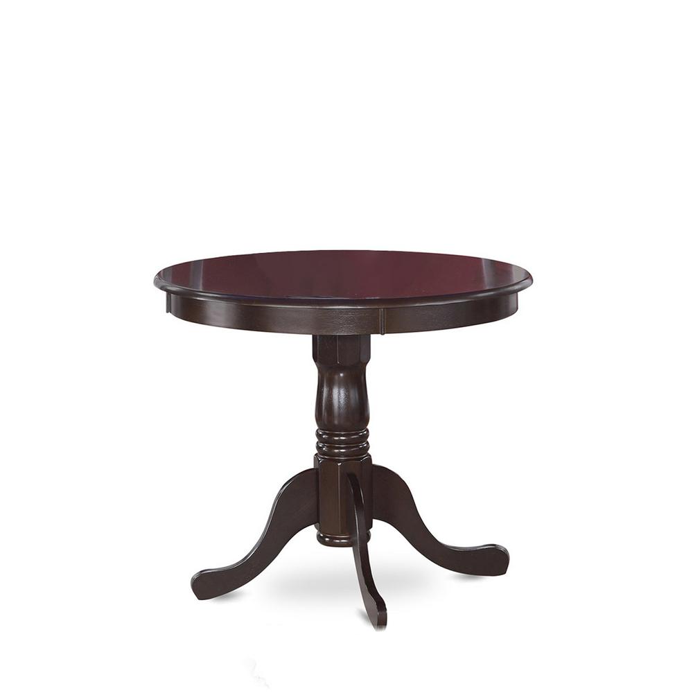 Antique  Table  36"  Round  with  Cappuccino  Finish