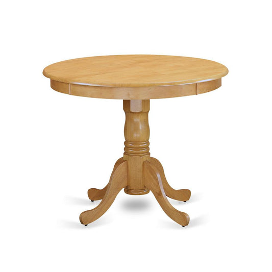 Antique  Table  36"  Round  with  Oak  Finish