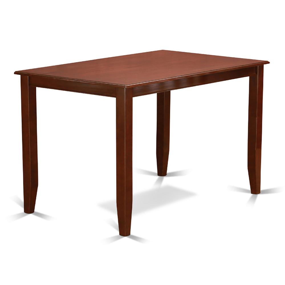 Buckland  Counter  Height  Rectangular  Table  30"x48"  in  Mahogany  Finish