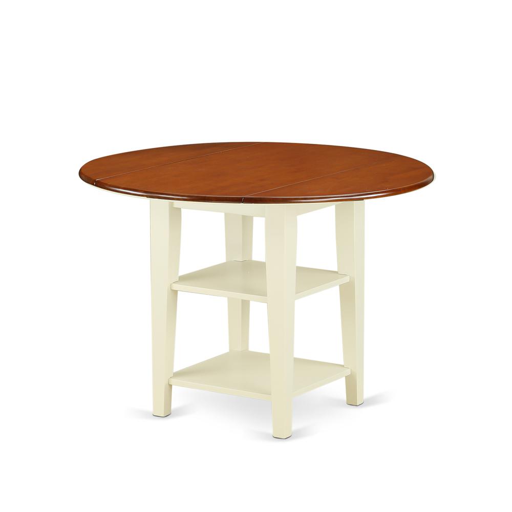 Dining Table Buttermilk & Cherry, SUT-BMK-T