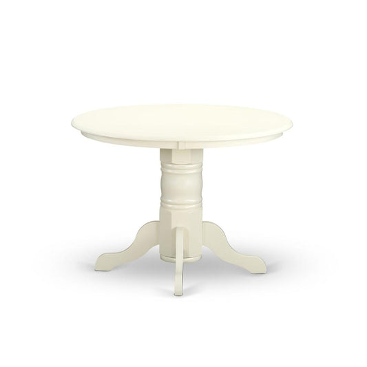 5 Piece Dinette Set Contains a Round Dining Table with Pedestal