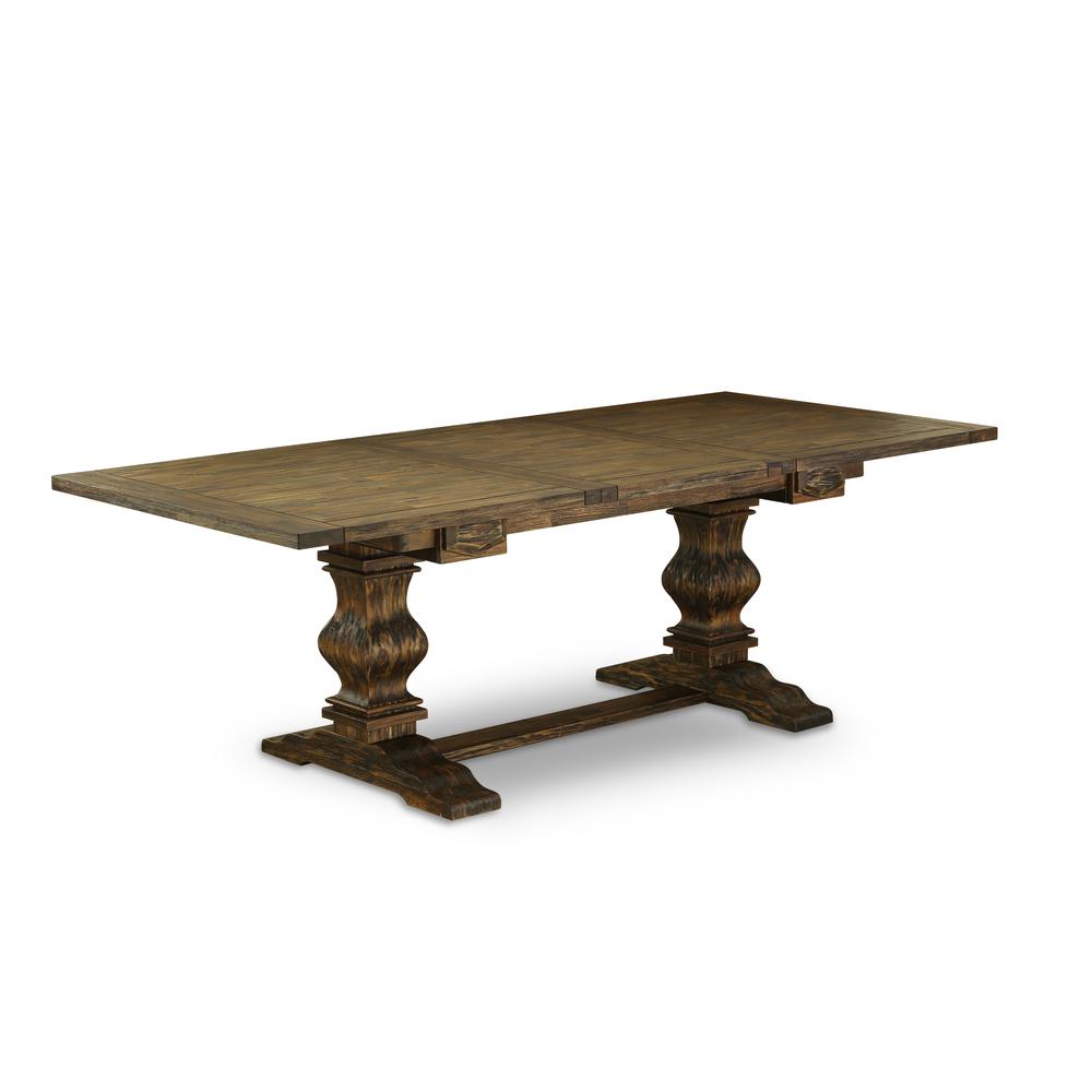 Table Top- Table Pedestal Parson Chairs, LAGA7-78-03