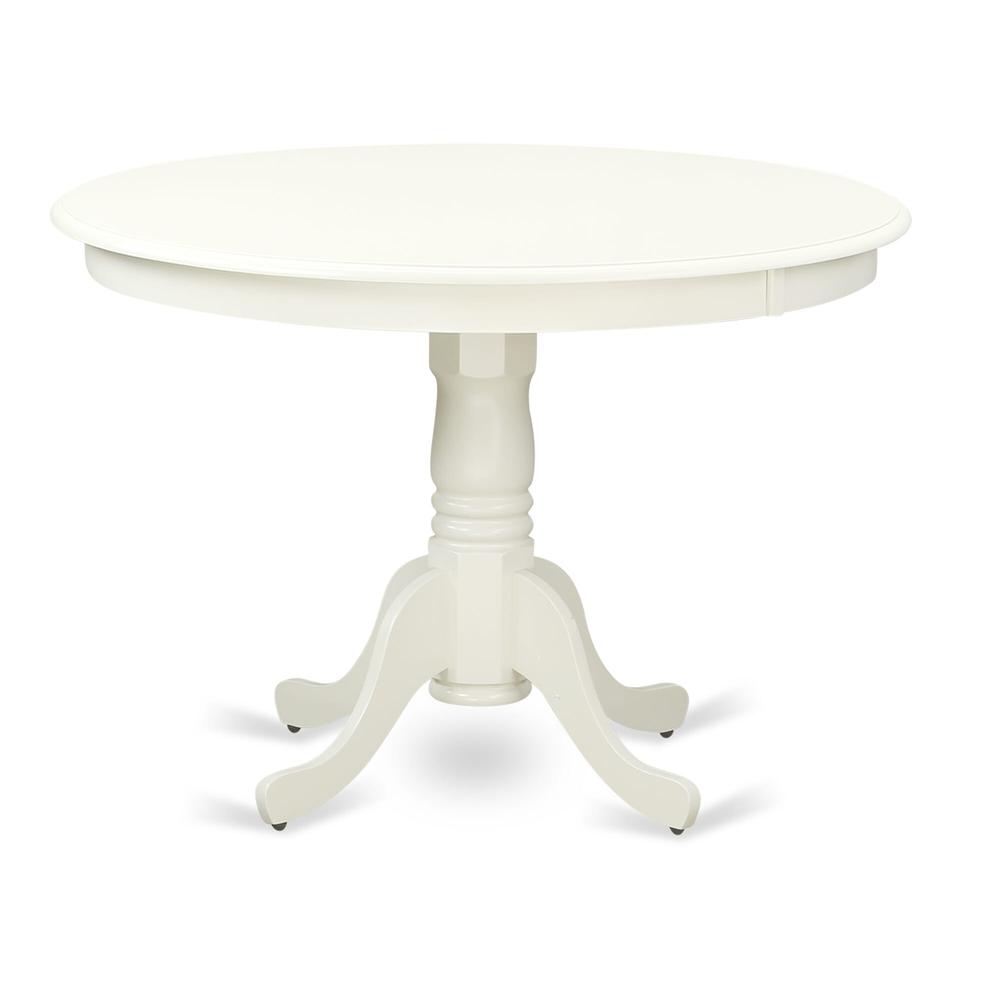 3 Piece Dining Set Contains a Round Kitchen Table with Pedestal