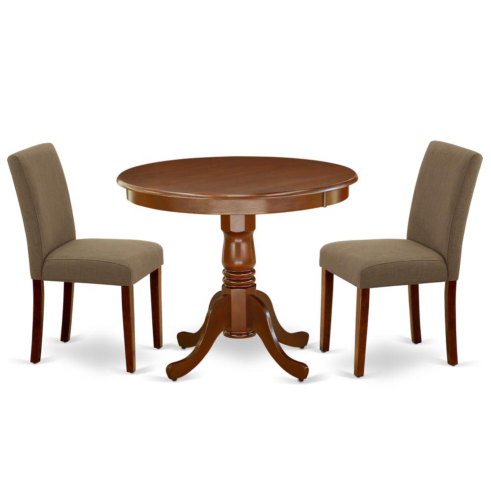 Dining Room Set Mahogany, ANAB3-MAH-18