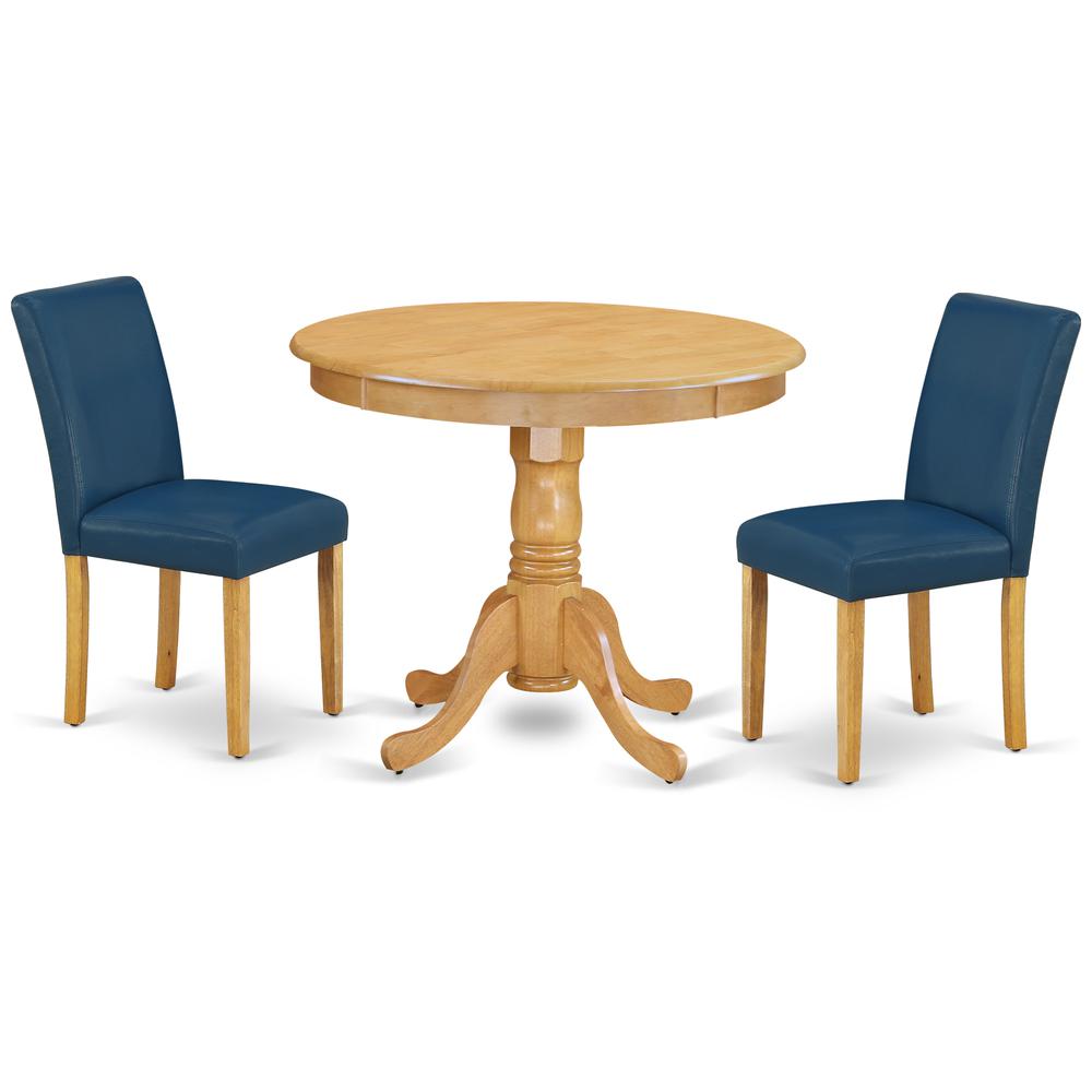 Dining Room Set Oak, ANAB3-OAK-55