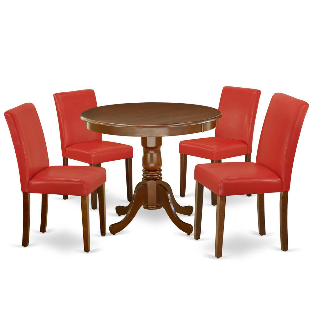 Dining Room Set Mahogany, ANAB5-MAH-72