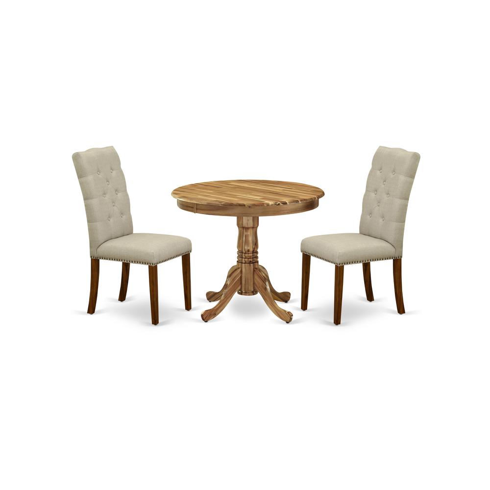 Dining Room Set Natural, ANEL3-ANA-05