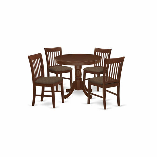 Dining Room Set Mahogany, ANNO5-MAH-C