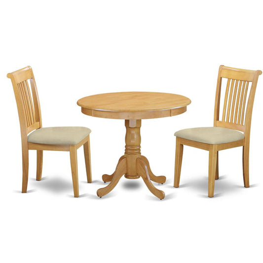 Dining Room Set Oak, ANPO3-OAK-C