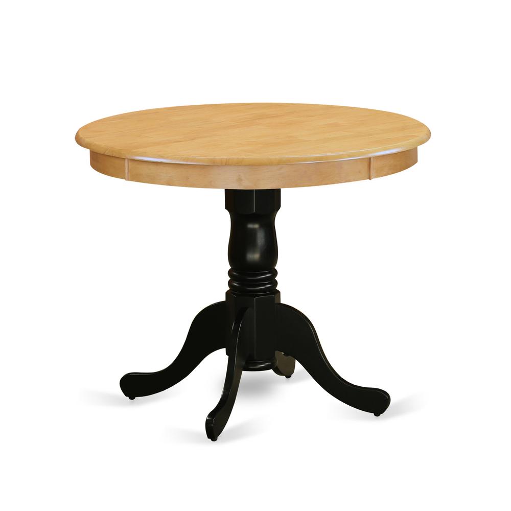 Dining Table Oak & Black, ANT-OBK-TP