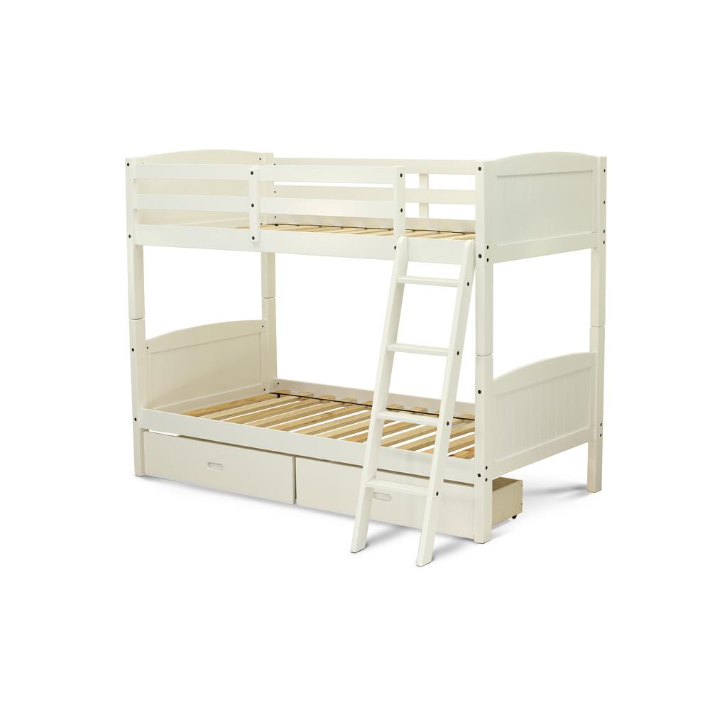 Youth Bunk Bed White, AYB-05-TA