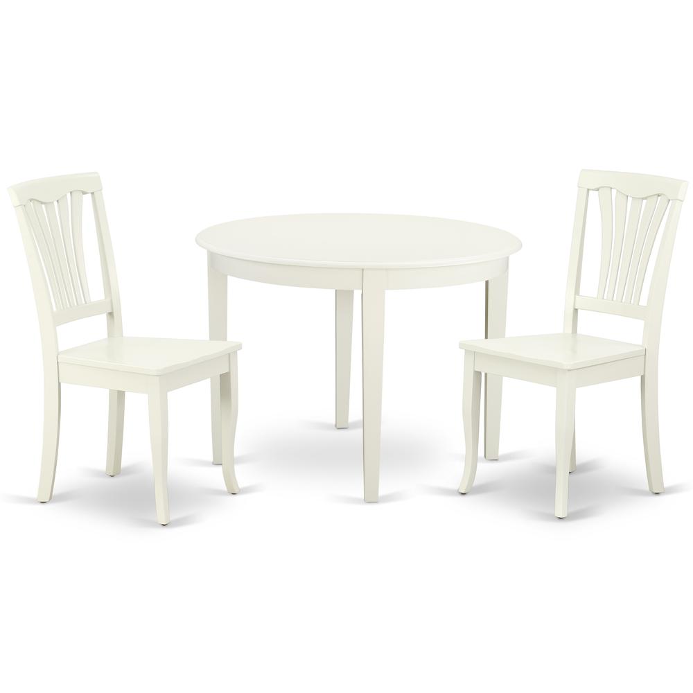 Dining Room Set Linen White, BOAV3-LWH-W