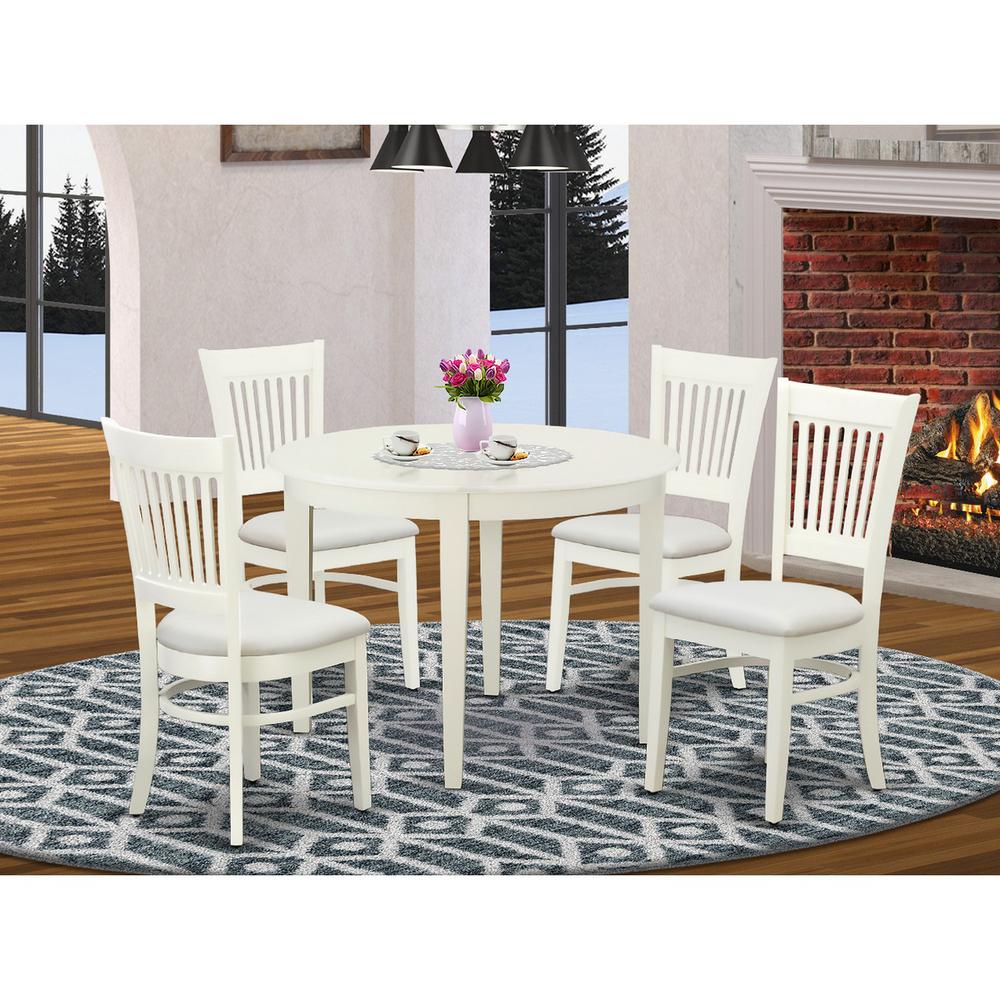 Dining Table- Dining Chairs, BOVA5-LWH-C