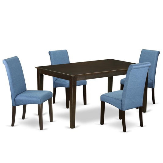 Dining Room Set Cappuccino, CABA5-CAP-21