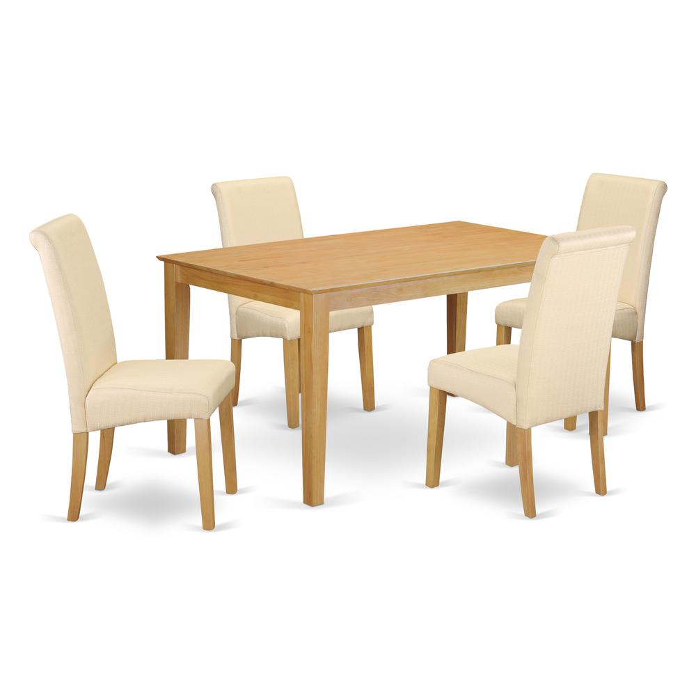 Dining Room Set Oak, CABA5-OAK-02