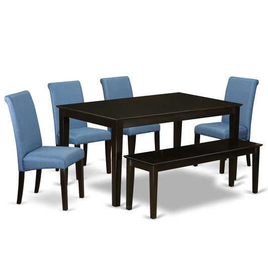 Dining Room Set Cappuccino, CABA6-CAP-21