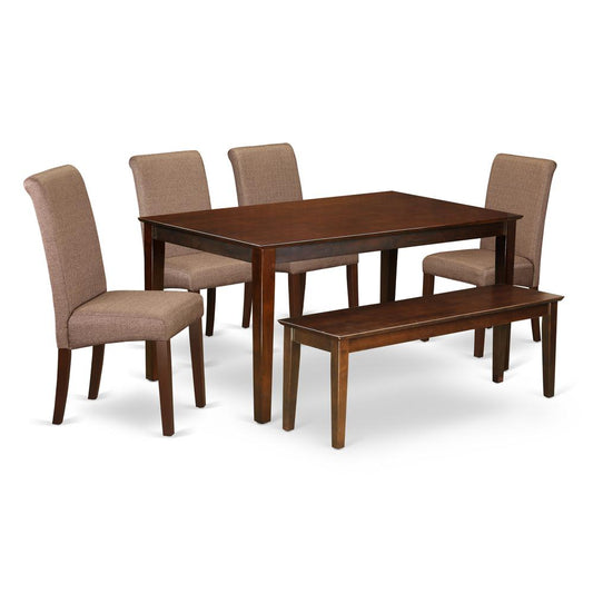 Dining Room Set Mahogany, CABA6-MAH-18