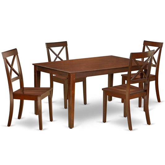 Dining Room Set Mahogany, CABO5-MAH-W