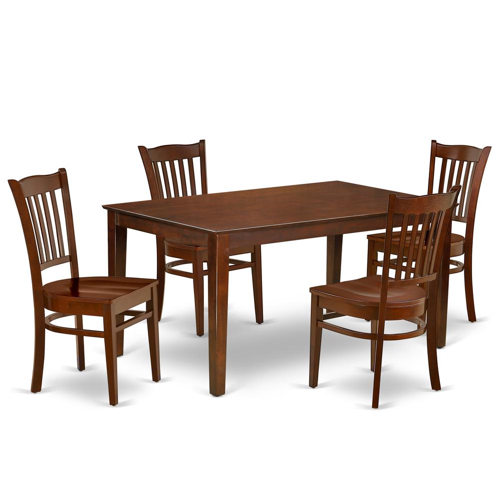 Dining Room Set Mahogany, CAGR5-MAH-W