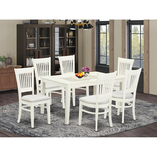 Dining Table- Dining Chairs, CAVA7-LWH-C