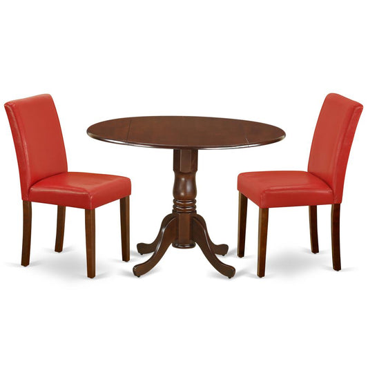 Dining Room Set Mahogany, DLAB3-MAH-72