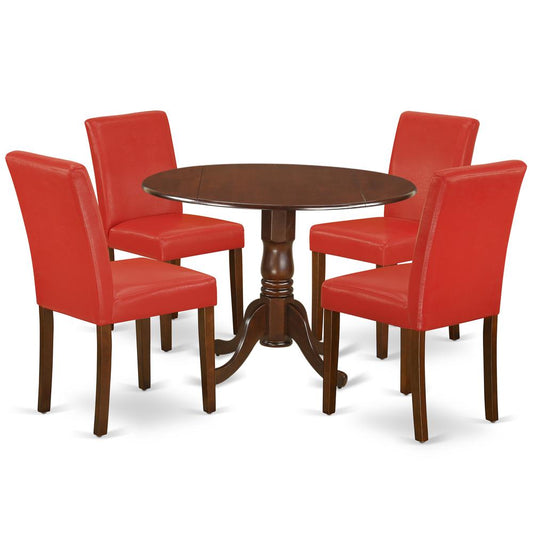 Dining Room Set Mahogany, DLAB5-MAH-72