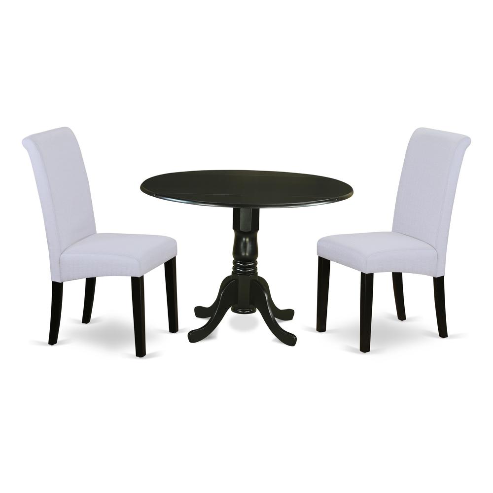 Dining Room Set Black, DLBA3-BLK-05