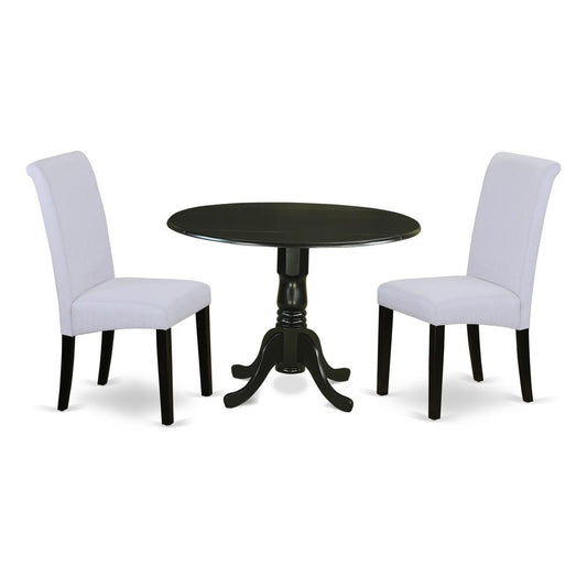 Dining Room Set Black, DLBA3-BLK-05