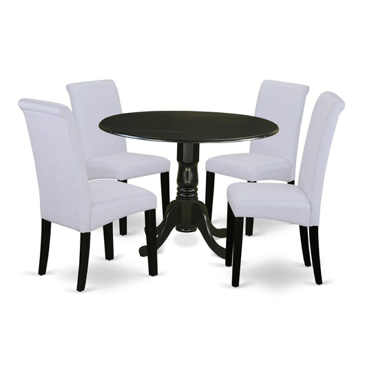 Dining Room Set Black, DLBA5-BLK-05