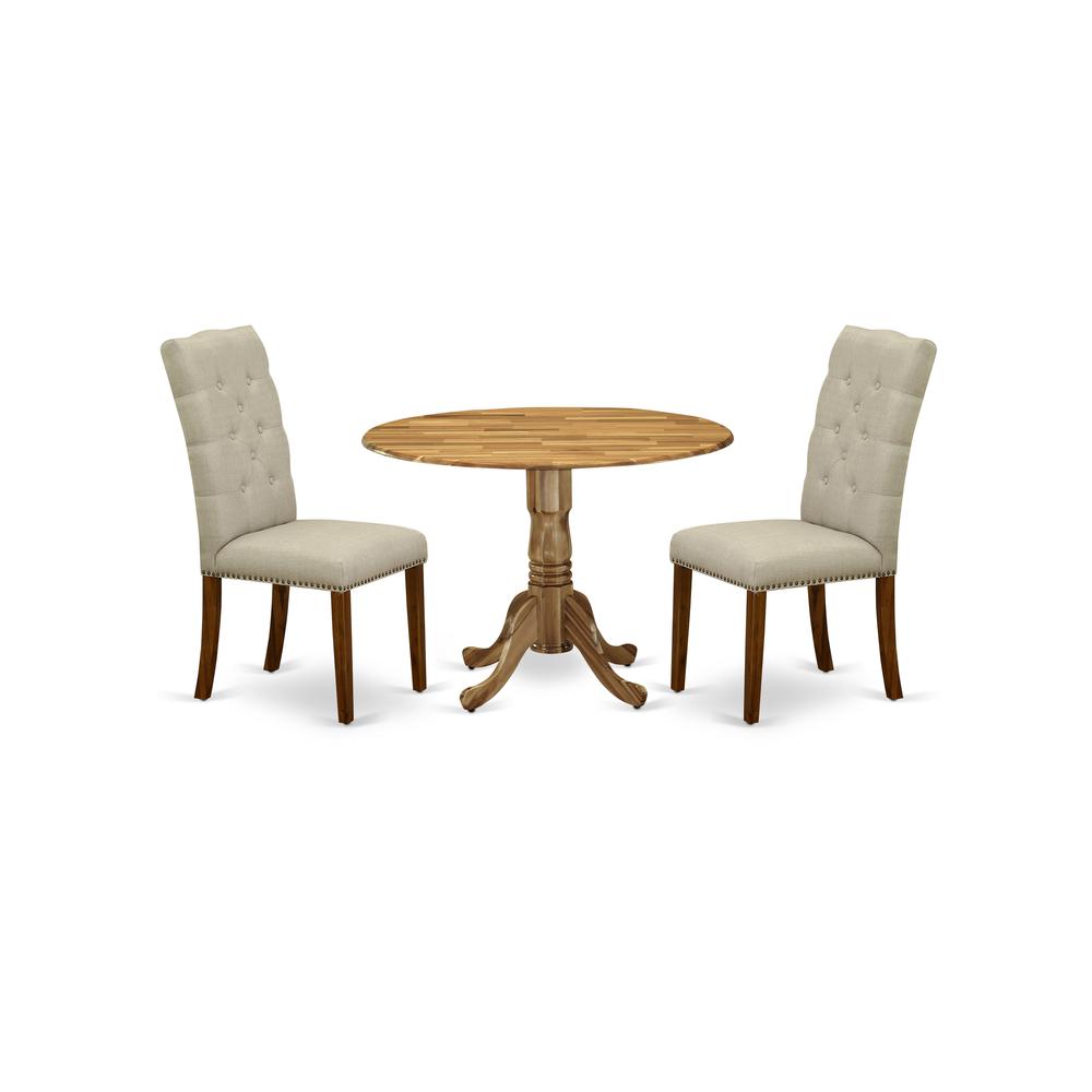 Dining Room Set Natural, DLEL3-ANA-05