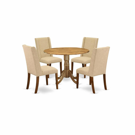 Dining Room Set Natural, DLFL5-ANA-04