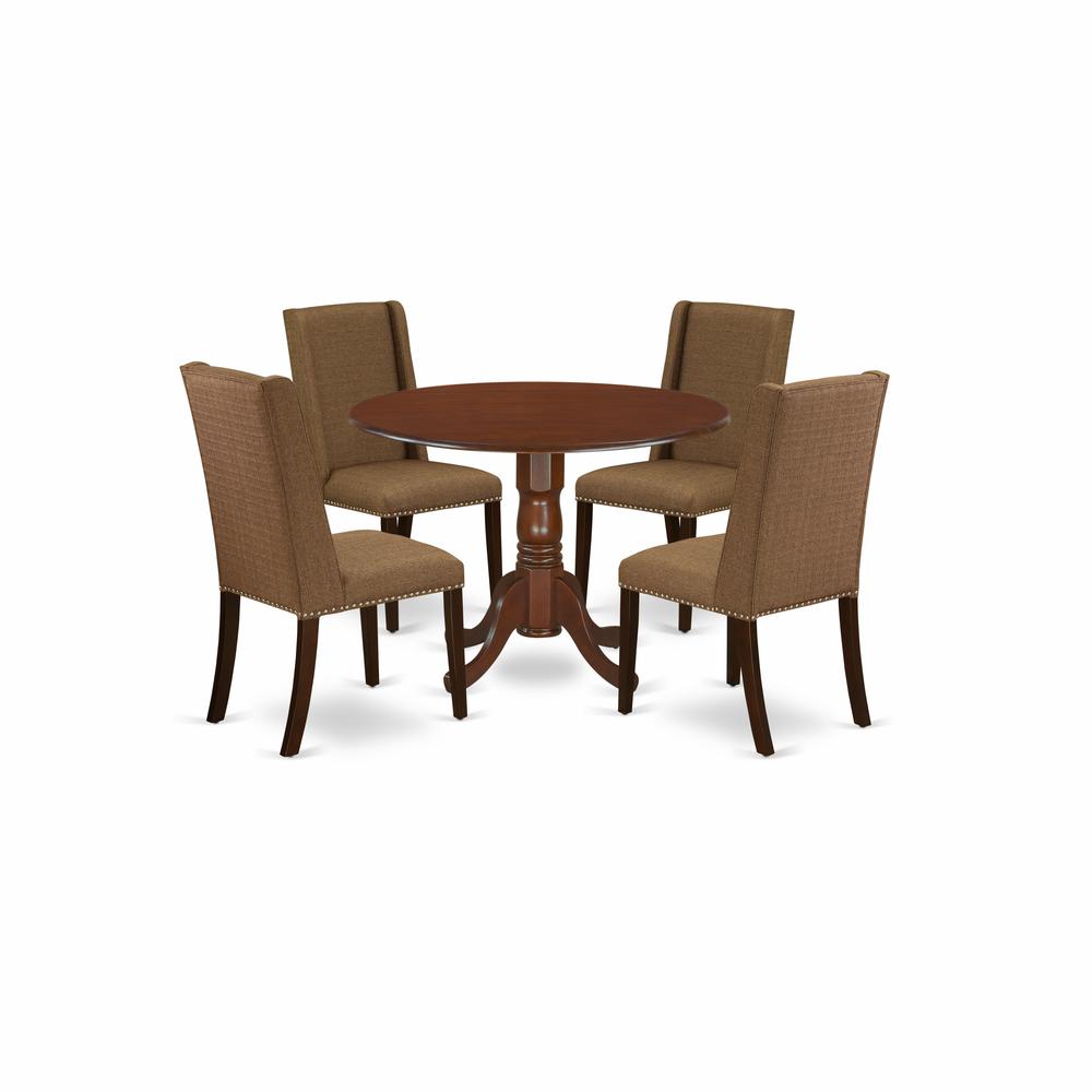 Dining Room Set Mahogany, DLFL5-MAH-18