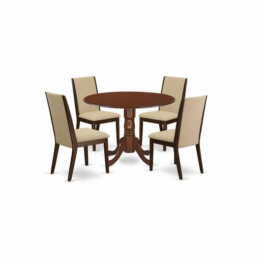 Dining Room Set Mahogany, DLLA5-MAH-04