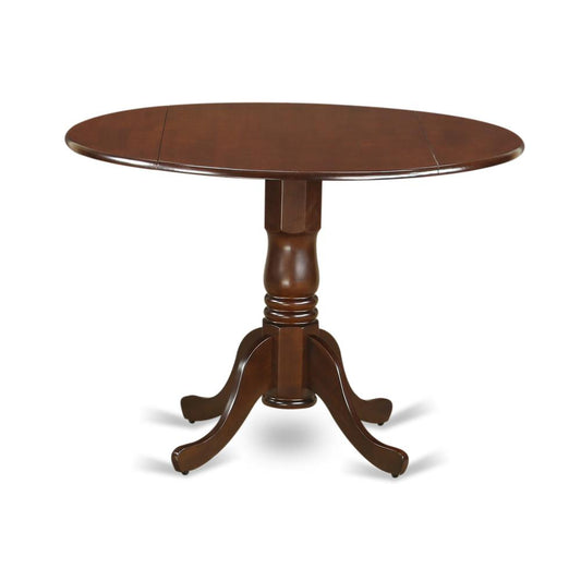 Dublin  Round  Table  with  two  9"  Drop  Leaves  in  a  Mahogany  Finish