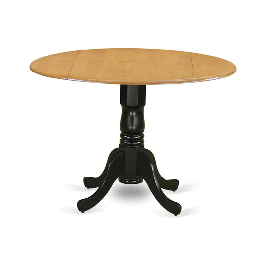 Dining Table Oak & Black, DLT-OBK-TP