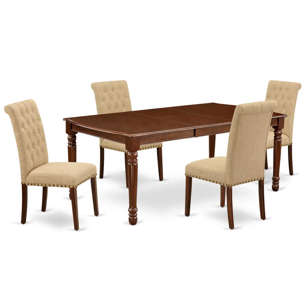 Dining Room Set Mahogany, DOBR5-MAH-04